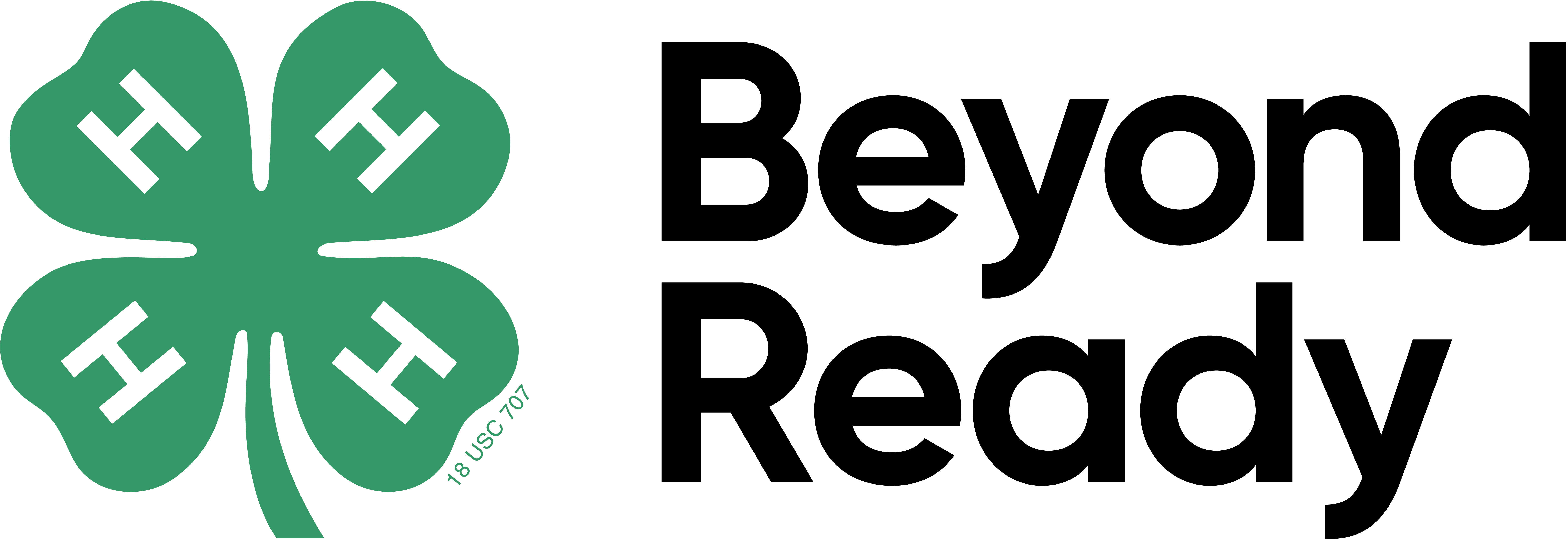 Beyond Ready logo with 4-H Clover